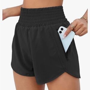 Women's Athletic High Waisted Shorts - M